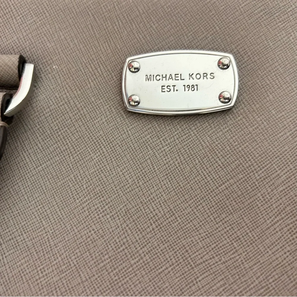 Michael Kors Taupe Satchel Bag‎